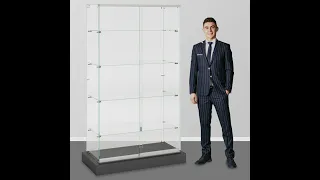 Glass Showcase Retail Display Case with assembly instructions from Specialty Store Services