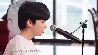 A 13-year-old Chinese boy sings "To make you feel my love"