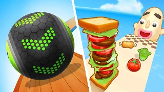Going Balls Vs Sandwich Runner - SpeedRun Gameplay Android, iOS #281