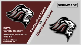 CHS Hockey: Varsity Boys Scrimmage Maroon v. White – February 17, 2012