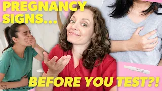 How To Know You're Pregnant Before A Test?! | 6 Signs     Dr. Jennifer Lincoln