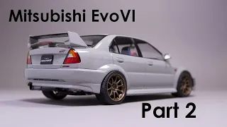 Tamiya Mitsubishi Evo VI | 1:24 Scale | Part 2