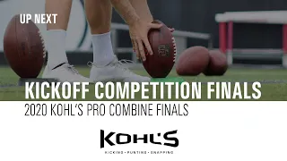 2020 Pro Combine | Kickoff Competition Finals | Kohl's Kicking Camps