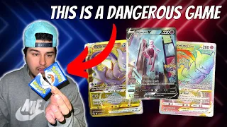 Playing A Dangerous Game With Pokemon Cards (Flip It Or Rip It Challenge)