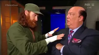 Sami Zayn Confronts Paul Heyman, WWE SmackDown, May 06 2022