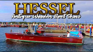 BEAUTIFUL ANTIQUE BOATS!!! Les Cheneaux Island 45th Annual Antique Boat Show! Classic Wooden Boats!!