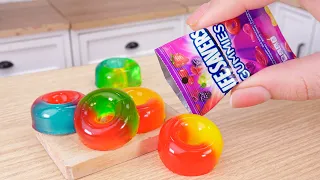 Amazing Miniature Donut Gummy Making Tutorial | Sweet Tiny Gummy Candy Idea by Miniature Cooking