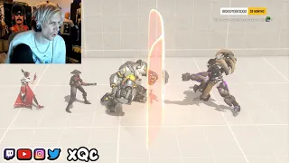 xQc reacts to New Overwatch Hero "Ramatraa" Gameplay