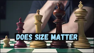 Brief comparison between chess king sizes