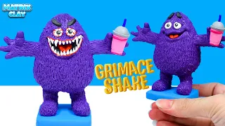 Making GRIMACE SHAKE Meme With Clay ➤ Banana Cat, Speaker Man, Steve Minecraft / Matrix Clay