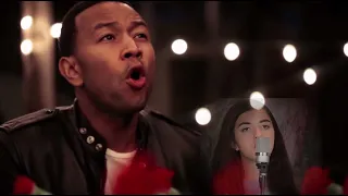 Angelina Jordan -  All of Me   with John Legend & Lindsey Stirling (Mashup)