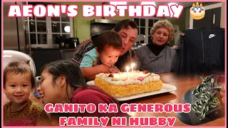 GANITO KA GENEROUS FAMILY NI MISTER | AEON'S 2nd BIRTHDAY | DAMING GIFTS
