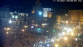 Веб-камера Киев Европейская площадь + Майдан 2021 10 12