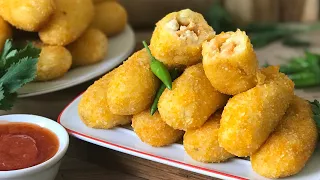 Resep Kroket kentang yang lembut dan nagih