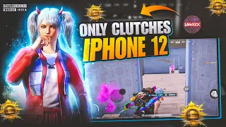 Only Clutches • BGMI 60fps Montage • Fastest Clutches Iphone 12 • 🔱 @Kemo..
