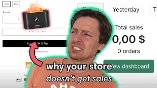 Why your Shopify store gets no sales | You MUST avoid these mistakes