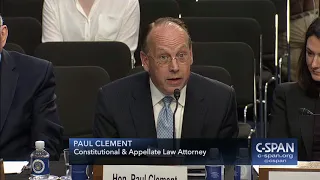 Paul Clement on Cameras in the Court (C-SPAN)
