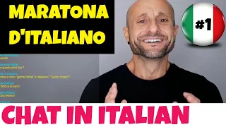 Intermediate Italian: Learn Italian Phrases, Grammar and Comprehension LIVE Marathon (PART 1) [IT]