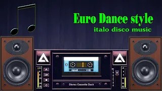 New Italo disco music, Euro dance 80s, disco concert instrumental music 2023