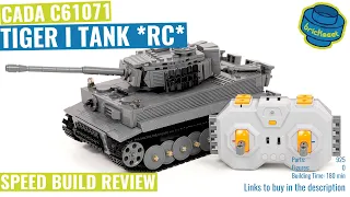 CADA C61071 Tiger I Tank *RC* - Speed Build Review