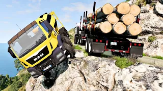 Cliff Drops [21] ▶️ BeamNG DRIVE Realistic Satisfying Cars Crash Gameplay