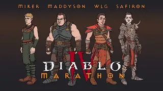 Марафон Diablo 4 ХАРДКОР (WLG, Maddyson, Safiron, Miker) 1 часть