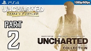 Uncharted: Drake's Fortune (PS4) Walkthrough PART 2 @ 1080p (60fps) HD ✔ No Commentary Gameplay