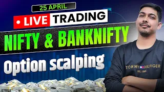 Live Trading 25 April | Live Intraday Trading Today | Bank Nifty option #livetrading #livescalping