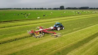 Pottinger 4 rotorige cirkelhark voor Herwijnen