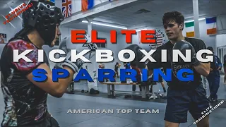 AMERICAN TOP TEAM KICKBOXING SPARRING #boxing #muaythai #mma #sparring #kickboxing #training