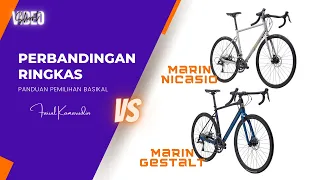 Bicycle Comparison - Ringkas | Marin Nicasio vs Gestalt, Malaysia, Basikal Gravel Murah, #short