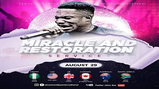 MIRACLE AND RESTORATION SERVICE [NSPPD] || 29th AUGUST 2022