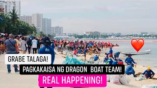 PHILIPPINE DRAGON BOAT TEAM TUMULONG NA SA MANILA BAY! | Boy Honda Vlog