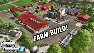 Farm Build Extended! (Elmcreek Ep 19) | Farming Simulator 22