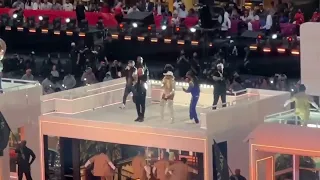 (audience view) super bowl halftime show eminem, snoop dogg, mary j, kendrick, and dr. dre live 2022