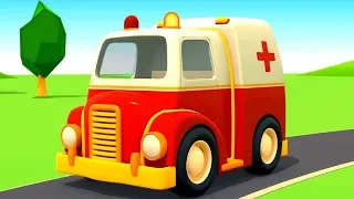 Helfer Autos auf Deutsch. Spiel mit Spielzeugautos. Zeichentrickfilme für Kinder.