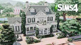 Fancy Base Game Colonial Home 🤑 | The Sims 4 Speed Build (No CC)