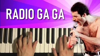 Queen - Radio Ga Ga (Piano Tutorial Lesson)