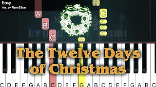 [Easy] The Twelve Days of Christmas | Piano Tutorial for Christmas