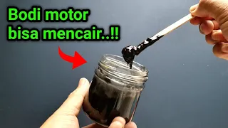 Ilmu mahal.! Membuat cairan dari bodi motor bahan plastik abs untuk lem triplek/kayu dan anti karat