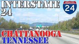 I-24 West - Chattanooga - Tennessee - 4K Highway Drive