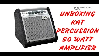 Unboxing KAT Percussion 50 Watt Amplifier.