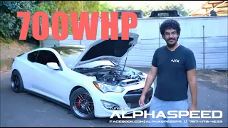 700WHP Genesis Coupe 2 0T!!! with LinkECU PNP kit by AlphaX! Map switching and more!