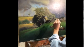 Lou Wandro forging George Inness' painting