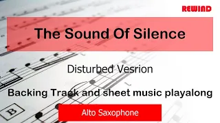 Disturbed The Sound Of Silence Alto Sax Backing Track and Sheet Music