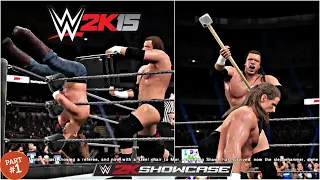 WWE 2K15 2KShowcase Mode -Best Friends,Bitter Enemies | Part 1 | IN A UNSANCTIONED STREET FIGHT [PC]