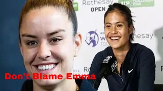 Emma raducanu fiercely Defended By Maria Sakkari After Injury