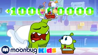Chef Level!! | Om Nom Stories - Cut The Rope | Funny Cartoons for Kids | Moonbug Kids