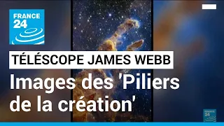 La Nasa dévoile des images des Piliers de la création prises par le télescope spatial James Webb