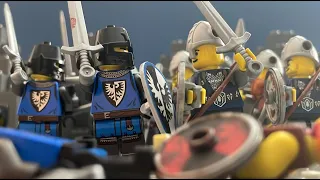 Retribution | Black Falcons vs. Vikings Lego Castle Stop motion #plastic2k